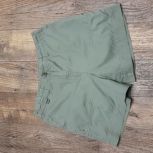 Shaver Lake green shorts 12 outdoors